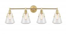 Innovations Lighting 422-4W-SB-G4222-7 - Luna - 4 Light - 40 inch - Satin Brass - Bath Vanity Light