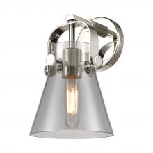 Innovations Lighting 423-1W-PN-G411-6SM - Pilaster II Cone - 1 Light - 7 inch - Polished Nickel - Sconce