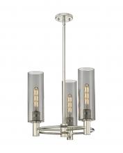 Innovations Lighting 434-3CR-PN-G434-12SM - Crown Point - 3 Light - 18 inch - Polished Nickel - Pendant