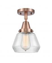 Innovations Lighting 447-1C-AC-G172 - Fulton - 1 Light - 7 inch - Antique Copper - Flush Mount