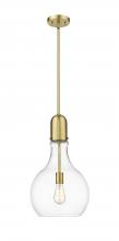 Innovations Lighting 492-1S-SG-G582-12 - Amherst - 1 Light - 12 inch - Satin Gold - Stem hung - Mini Pendant