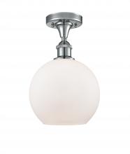 Innovations Lighting 516-1C-PC-G121-8 - Athens - 1 Light - 8 inch - Polished Chrome - Semi-Flush Mount