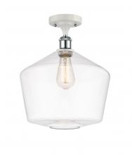 Innovations Lighting 516-1C-WPC-G652-12 - Cindyrella - 1 Light - 12 inch - White Polished Chrome - Semi-Flush Mount