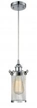  516-1P-PC-CE219 - Bleecker - 1 Light - 4 inch - Polished Chrome - Cord hung - Mini Pendant