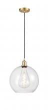 Innovations Lighting 516-1P-SG-G122-12 - Athens - 1 Light - 12 inch - Satin Gold - Cord hung - Mini Pendant