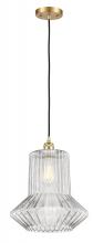 Innovations Lighting 516-1P-SG-G212 - Springwater - 1 Light - 12 inch - Satin Gold - Cord hung - Mini Pendant