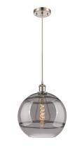 Innovations Lighting 516-1P-SN-G556-12SM - Rochester - 1 Light - 12 inch - Brushed Satin Nickel - Cord hung - Mini Pendant