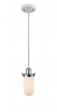 Innovations Lighting 516-1P-WPC-CE231-W - Kingsbury - 1 Light - 4 inch - White Polished Chrome - Cord hung - Mini Pendant