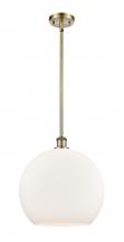 Innovations Lighting 516-1S-AB-G121-14 - Athens - 1 Light - 14 inch - Antique Brass - Pendant