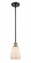 Innovations Lighting 516-1S-BAB-G391 - Ellery - 1 Light - 5 inch - Black Antique Brass - Mini Pendant