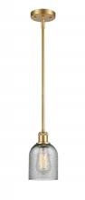 Innovations Lighting 516-1S-SG-G257 - Caledonia - 1 Light - 5 inch - Satin Gold - Mini Pendant