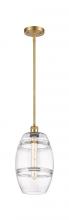 Innovations Lighting 516-1S-SG-G557-8CL - Vaz - 1 Light - 8 inch - Satin Gold - Mini Pendant