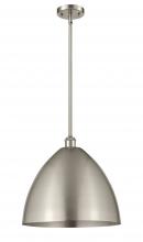 Innovations Lighting 516-1S-SN-MBD-16-SN - Bristol - 1 Light - 16 inch - Brushed Satin Nickel - Pendant