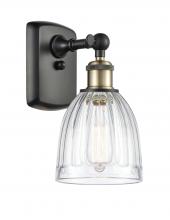 Innovations Lighting 516-1W-BAB-G442 - Brookfield - 1 Light - 6 inch - Black Antique Brass - Sconce