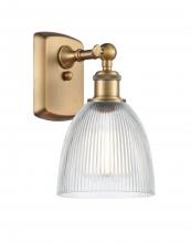  516-1W-BB-G382-LED - Castile - 1 Light - 6 inch - Brushed Brass - Sconce