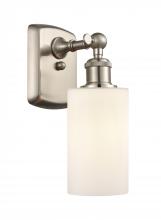 Innovations Lighting 516-1W-SN-G801 - Clymer - 1 Light - 4 inch - Brushed Satin Nickel - Sconce