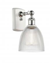 Innovations Lighting 516-1W-WPC-G382 - Castile - 1 Light - 6 inch - White Polished Chrome - Sconce