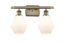 Innovations Lighting 516-2W-AB-G651-6 - Cindyrella - 2 Light - 16 inch - Antique Brass - Bath Vanity Light