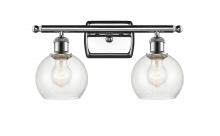 Innovations Lighting 516-2W-PC-G124-6 - Athens - 2 Light - 16 inch - Polished Chrome - Bath Vanity Light