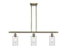  516-3I-AB-G804 - Clymer - 3 Light - 36 inch - Antique Brass - Cord hung - Island Light