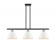  516-3I-BAB-M14-W - Adirondack - 3 Light - 36 inch - Black Antique Brass - Cord hung - Island Light