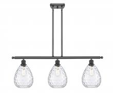 Innovations Lighting 516-3I-BK-G372 - Waverly - 3 Light - 36 inch - Matte Black - Cord hung - Island Light