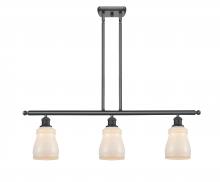 Innovations Lighting 516-3I-BK-G391 - Ellery - 3 Light - 36 inch - Matte Black - Cord hung - Island Light