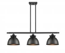  516-3I-BK-M14-BK - Adirondack - 3 Light - 36 inch - Matte Black - Cord hung - Island Light