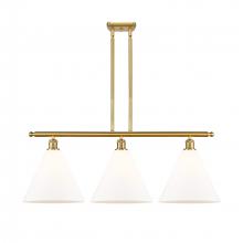 Innovations Lighting 516-3I-SG-GBC-121 - Berkshire - 3 Light - 39 inch - Satin Gold - Cord hung - Island Light