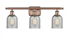  516-3W-AC-G257 - Caledonia - 3 Light - 25 inch - Antique Copper - Bath Vanity Light