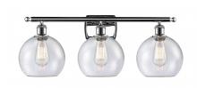 Innovations Lighting 516-3W-PC-G124 - Athens - 3 Light - 28 inch - Polished Chrome - Bath Vanity Light