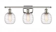 Innovations Lighting 516-3W-PN-G1013 - Belfast - 3 Light - 26 inch - Polished Nickel - Bath Vanity Light