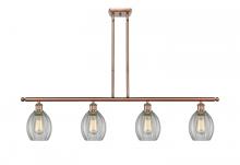 Innovations Lighting 516-4I-AC-G82-LED - Eaton - 4 Light - 48 inch - Antique Copper - Cord hung - Island Light