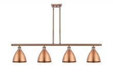 Innovations Lighting 516-4I-AC-MBD-75-AC-LED - Bristol - 4 Light - 48 inch - Antique Copper - Cord hung - Island Light