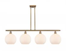 Innovations Lighting 516-4I-BB-G121-10 - Athens - 4 Light - 48 inch - Brushed Brass - Stem Hung - Island Light