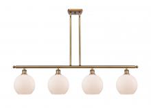 Innovations Lighting 516-4I-BB-G121 - Athens - 4 Light - 48 inch - Brushed Brass - Cord hung - Island Light