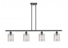 Innovations Lighting 516-4I-BK-G112 - Cobbleskill - 4 Light - 48 inch - Matte Black - Cord hung - Island Light