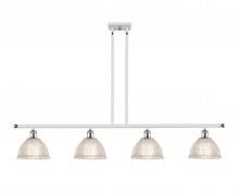  516-4I-WPC-G422 - Arietta - 4 Light - 48 inch - White Polished Chrome - Cord hung - Island Light