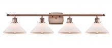 Innovations Lighting 516-4W-AC-G131 - Orwell - 4 Light - 38 inch - Antique Copper - Bath Vanity Light