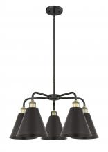 Innovations Lighting 516-5CR-BAB-MBC-8-BK - Berkshire - 5 Light - 26 inch - Black Antique Brass - Chandelier