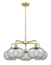 Innovations Lighting 516-5CR-SG-G247 - Gorham - 5 Light - 28 inch - Satin Gold - Chandelier