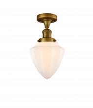 Innovations Lighting 517-1CH-BB-G661-7 - Bullet - 1 Light - 7 inch - Brushed Brass - Semi-Flush Mount