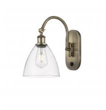 Innovations Lighting 518-1W-AB-GBD-752 - Bristol - 1 Light - 8 inch - Antique Brass - Sconce