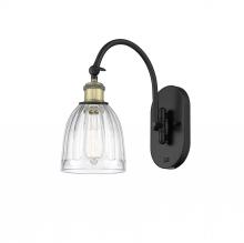  518-1W-BAB-G442 - Brookfield - 1 Light - 6 inch - Black Antique Brass - Sconce