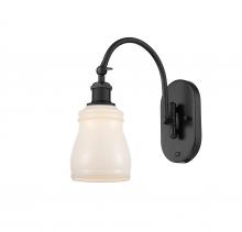 Innovations Lighting 518-1W-BK-G391 - Ellery - 1 Light - 5 inch - Matte Black - Sconce