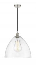 Innovations Lighting 616-1P-PN-GBD-164-LED - Bristol - 1 Light - 16 inch - Polished Nickel - Cord hung - Pendant