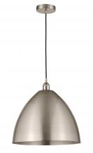 Innovations Lighting 616-1P-SN-MBD-16-SN - Bristol - 1 Light - 16 inch - Brushed Satin Nickel - Cord hung - Mini Pendant