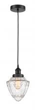 Innovations Lighting 616-1PH-BK-G664-7 - Bullet - 1 Light - 7 inch - Matte Black - Cord hung - Mini Pendant