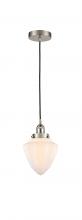 Innovations Lighting 616-1PH-SN-G661-7 - Bullet - 1 Light - 7 inch - Brushed Satin Nickel - Cord hung - Mini Pendant