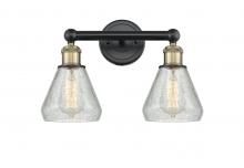  616-2W-BAB-G275 - Conesus - 2 Light - 15 inch - Black Antique Brass - Bath Vanity Light